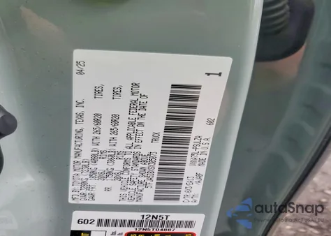 2025 Toyota Tundra Limited из США, поврежденный, VIN 5TFJA5DBXSX305073